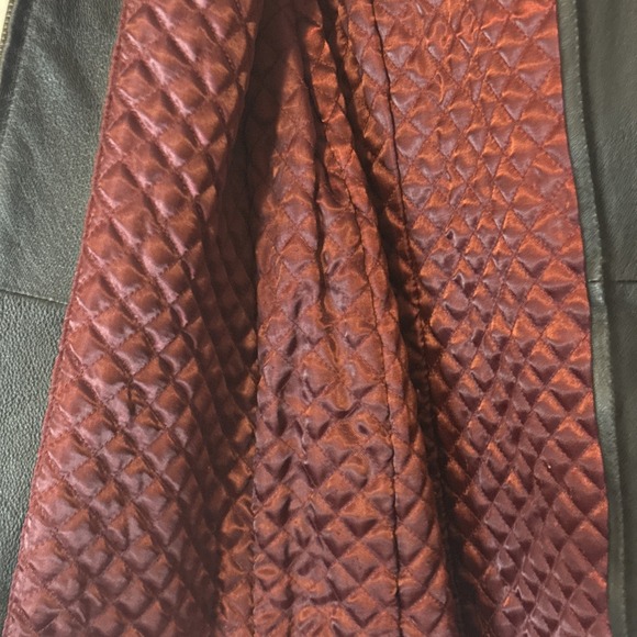 Croft & Barrow Jacket Women's Size Medium Black Leather Belted Trench Coat Rider - Picture 4 of 8